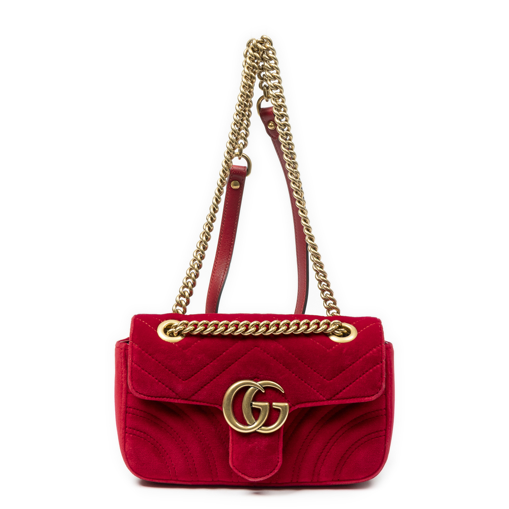 Gucci Mini GG Marmont Chain Crossbody